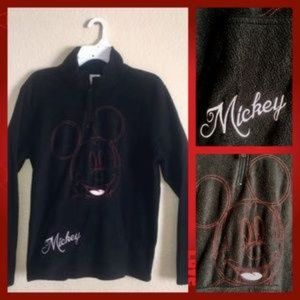 Disney Mickey Fleece Sweatshirt Pull Over Size L